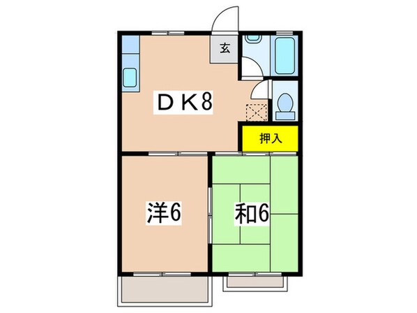 弘栄ハイムの物件間取画像